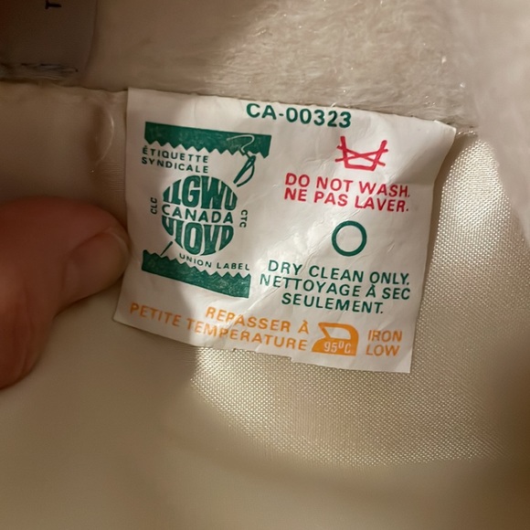 Vintage Winter Wool/Fur Coat - Picture 9 of 11